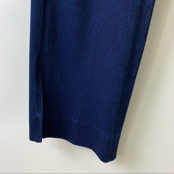 NWT Lior Paris Sidney Capri Pant Size 4 Dark Denim - Picture 4 of 11